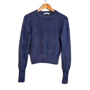 Zara blue fuzzy sweater. Size medium